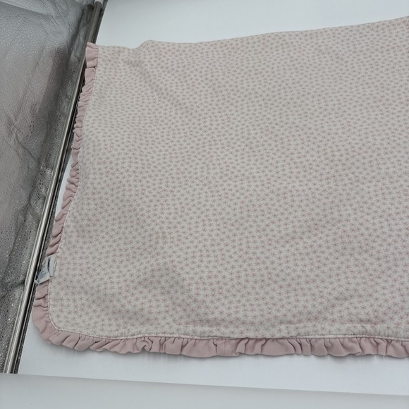 Vintage Y2K Gymboree Pink Flower Ruffle Reversible Blanket - Picture 5 of 10